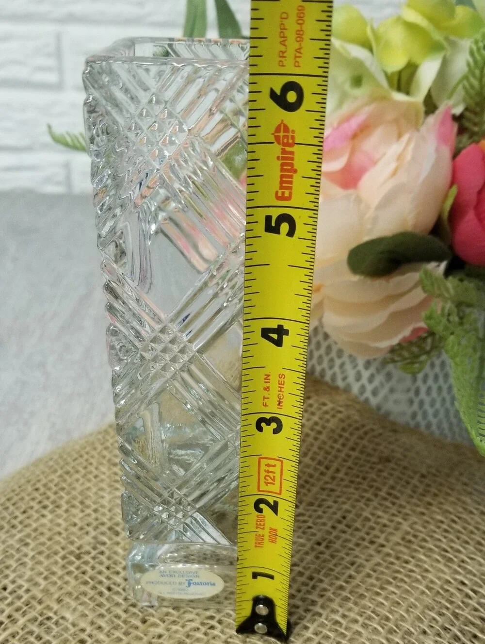 Vintage Avon Crystal Vase